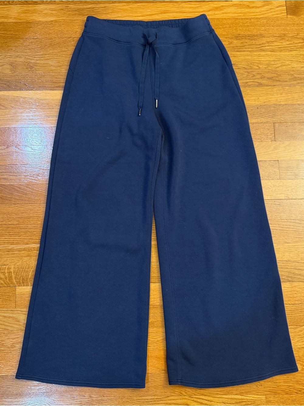 SPANX AirEssentials Wide Leg Pant in Darkstorm Blue - Size XL